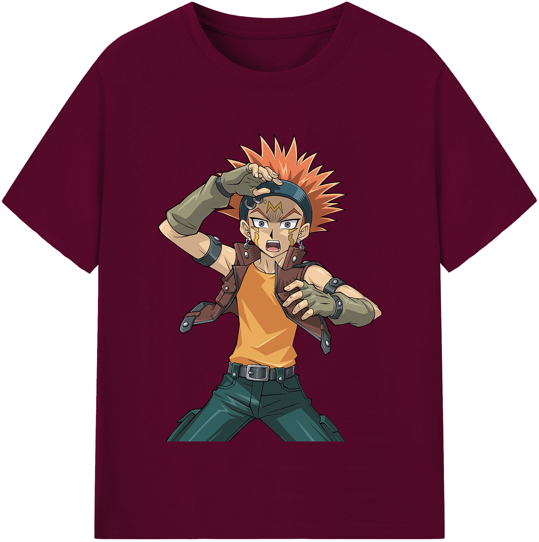 （画像用） 遊☆戯☆王 Yu-Gi-Oh! レディースカジュアルプリントTシャツ（綿100％）